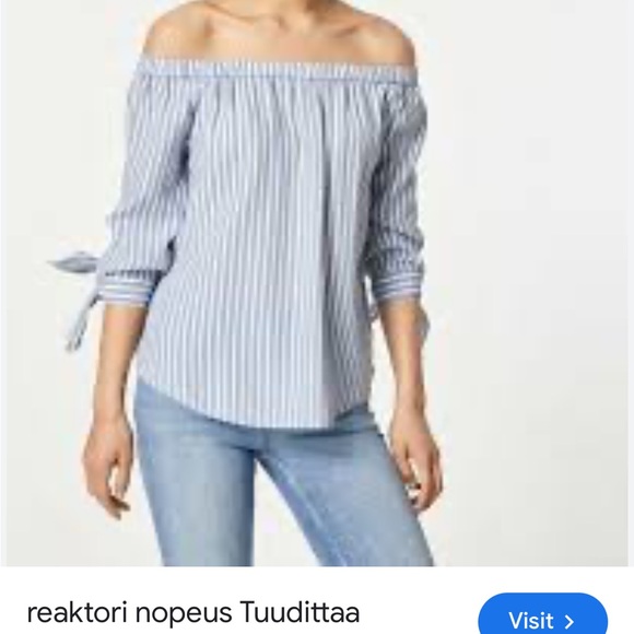 BNWT Ricki's Tie-Sleeve Off-Shoulder Blouse 🌺 Size 14 - Picture 2 of 11